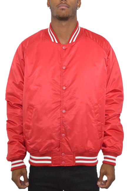 Classic Varsity Windbreaker - Red / 1 / M - Unisex Fashion