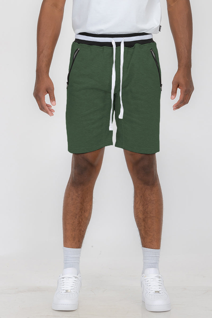 Brandon French Terry Shorts - Hunter Green / 1 / 3XL - Unisex Fashion