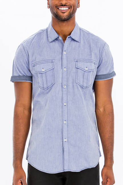 Brayden Striped Shirt - OCEAN / 1 / 3XL - Unisex Fashion
