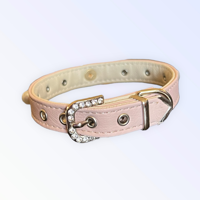 Beaded Pearls and Bow Collar - Pet Supplies