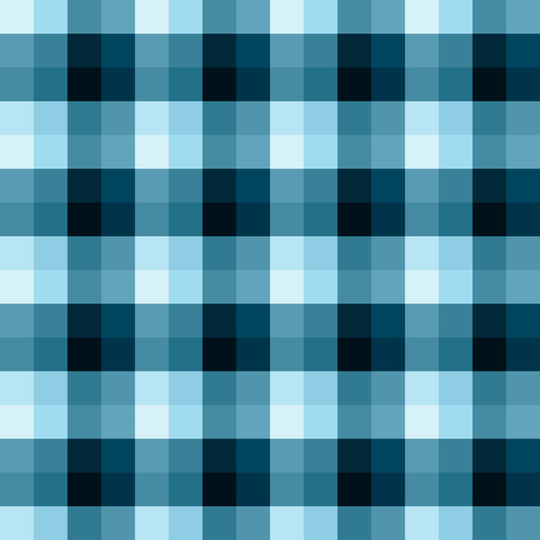 Teal and white buffalo check plaid peel-and-stick wallpaper