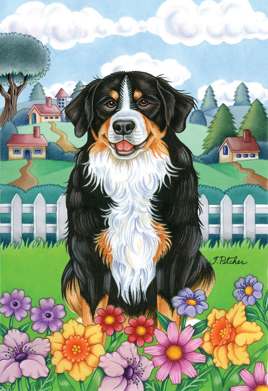Border Collie - Best of Breed Dean Russo House and Garden Flag - Garden 12" x 17" - Outdoor's