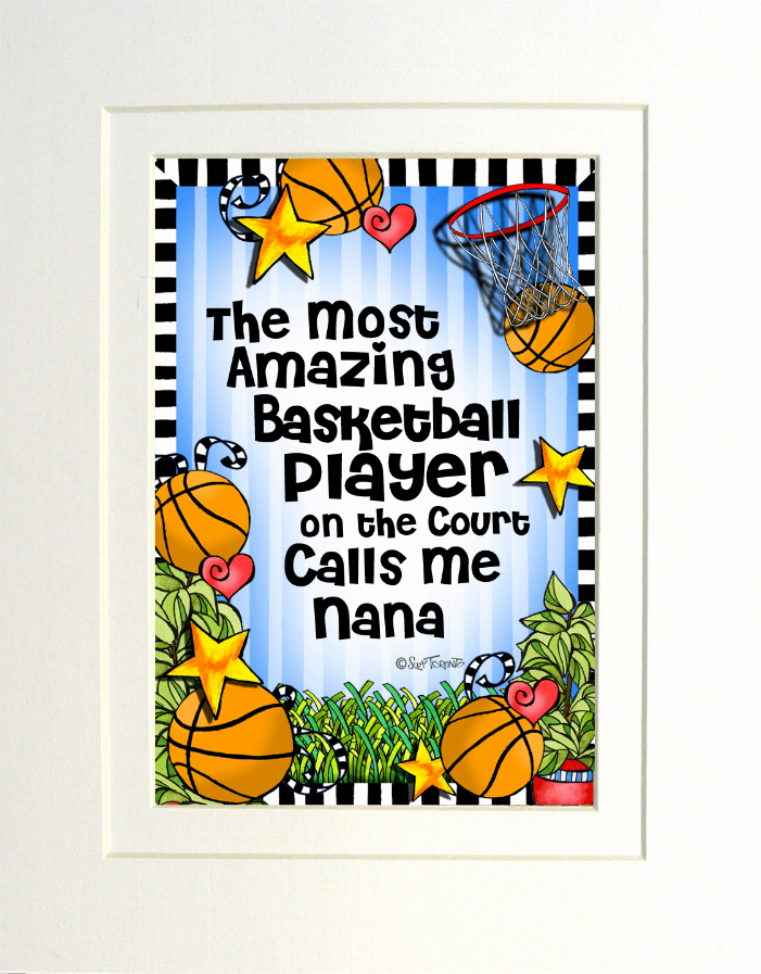 Basketball Mom/Grandma Themed Gifty Art - Home Decor