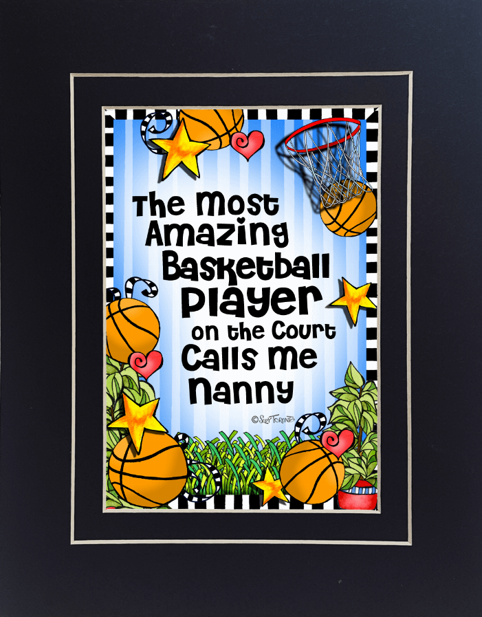 Basketball Mom/Grandma Themed Gifty Art - Home Decor
