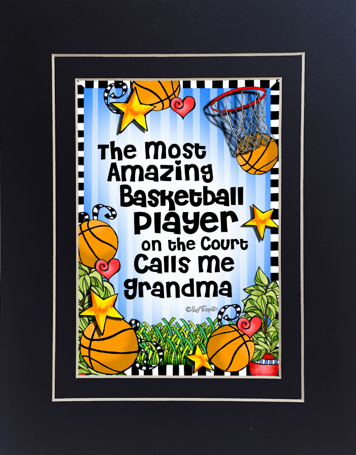 Basketball Mom/Grandma Themed Gifty Art - Home Decor