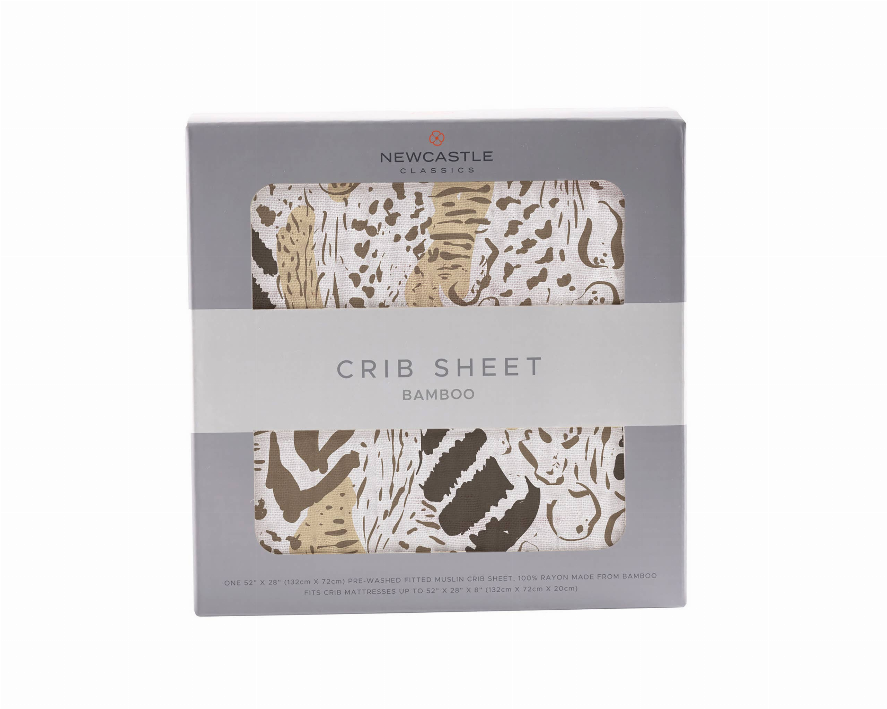 Animal Print Crib Sheet - 1 - Babies & Kids
