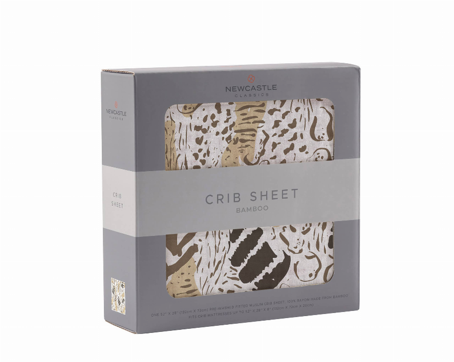 Animal Print Crib Sheet - 1 - Babies & Kids