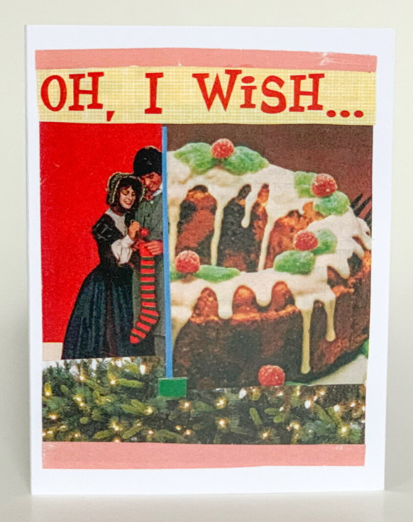 Christmas Greeting Card (Pack of 6) - Oh! I Wish... / 1 Pack of 6 - Apparel and Accessories