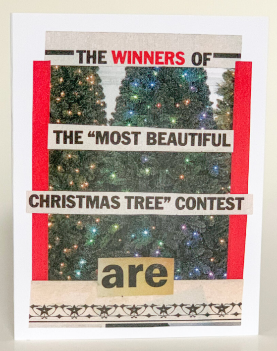 Christmas Greeting Card (Pack of 6) - The Winners of the / 1 Pack of 6 - Apparel and Accessories
