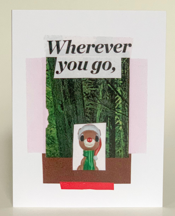Christmas Greeting Card (Pack of 6) - Wherever You Go / 1 Pack of 6 - Apparel and Accessories