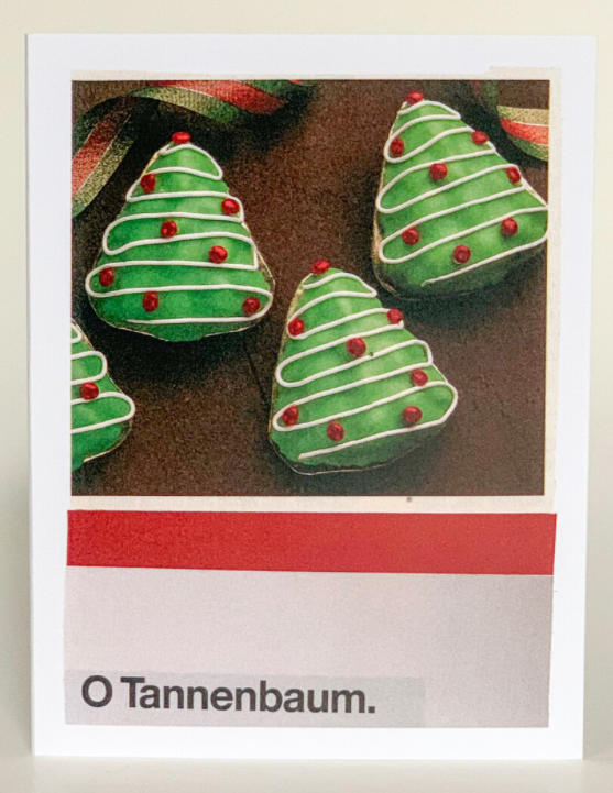 Christmas Greeting Card (Pack of 6) - O Tannenbaum / 1 Pack of 6 - Apparel and Accessories