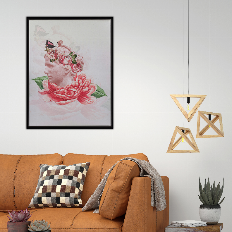 David Pink Art Print - Home Decor