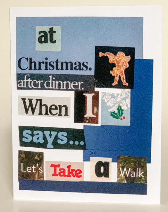 Christmas Greeting Card (Pack of 6) - At Christmas. After Dinner / 1 Pack of 6 - Apparel and Accessories