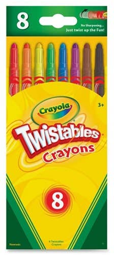 Crayola Twistable Crayons - Set of 8 - Apparel and Accessories