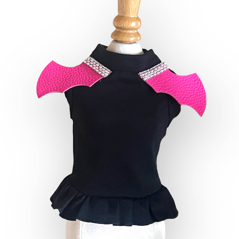 Bat Girl- Dog Dress - Pet Supplies