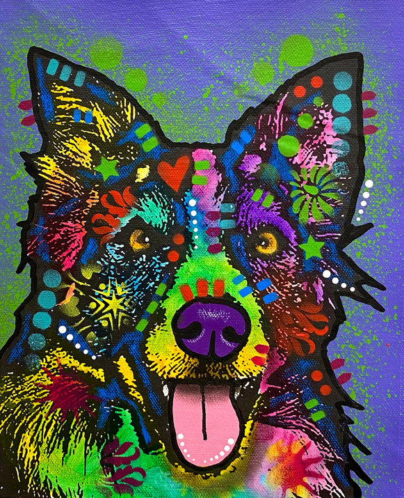 Border Collie - Best of Breed Dean Russo House and Garden Flag - House 28" x 40" - Outdoor's