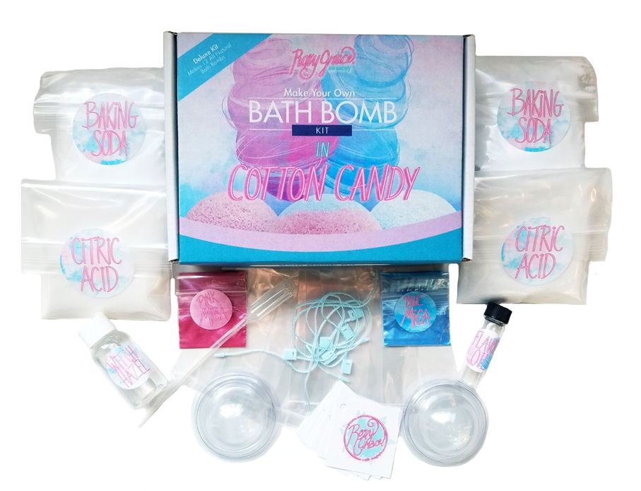 DIY Cotton Candy Deluxe Bath Bomb - 1 - Home Decor