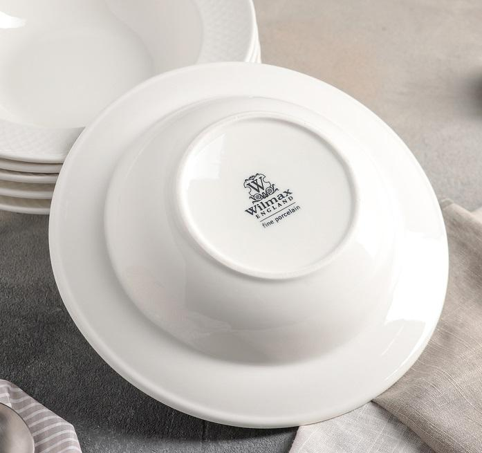 DEEP PLATE 9" | 22.5 CM SET OF 6 IN GIFT BOX - White / 1 - Kitchen