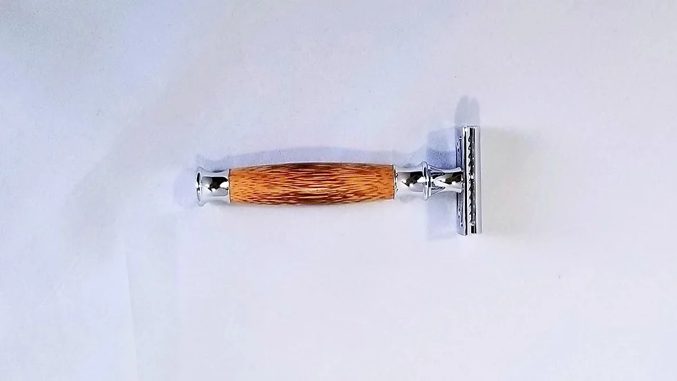 Double-Edge Bamboo Safety Razor - 1 - Home Decor