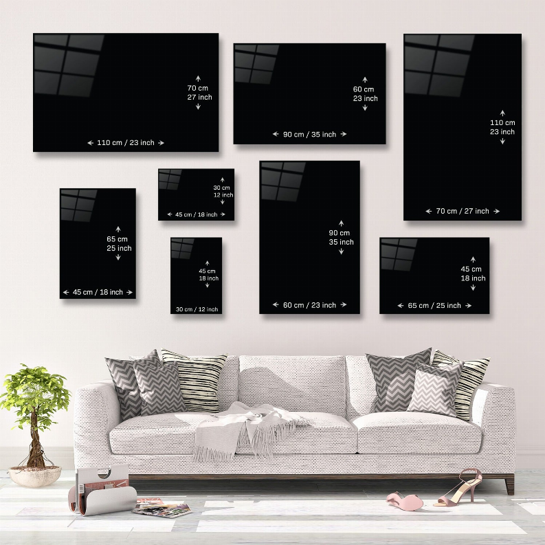 Erotica Face Cover Glass Wall Art - 1 / 11.8" x 17.7" Inches - Home Decor