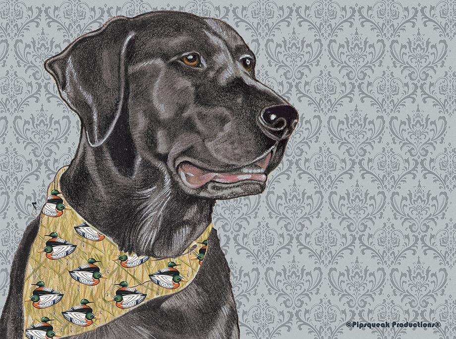 Black Labrador - Best of Breed Dog Breed Fleece Blanket - Home Decor