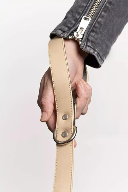 Champagne Fizz Vegan Leather Dog Leash - Pet Supplies