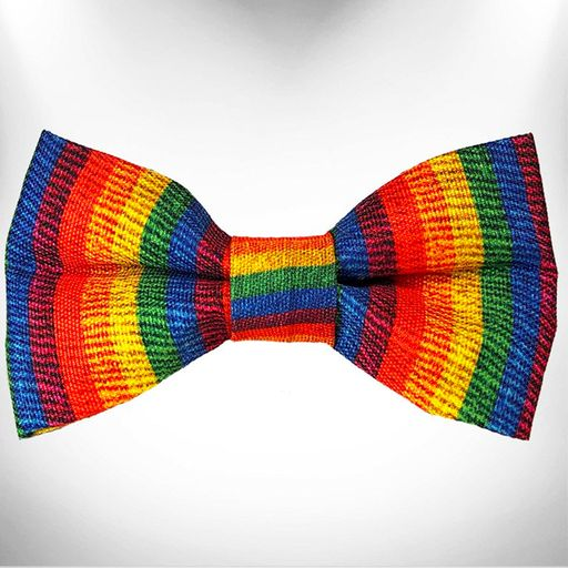 Dog Bow Tie - Rainbow Pride / 1 - Pet Supplies