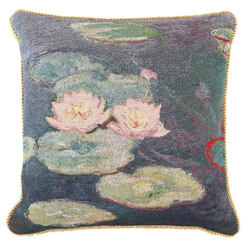 Claude Monet Water Lilies Pillowcase/Cushion Cover Decorative Design Fashion Home Pillow - 1 / 18X18Inch - Pillows