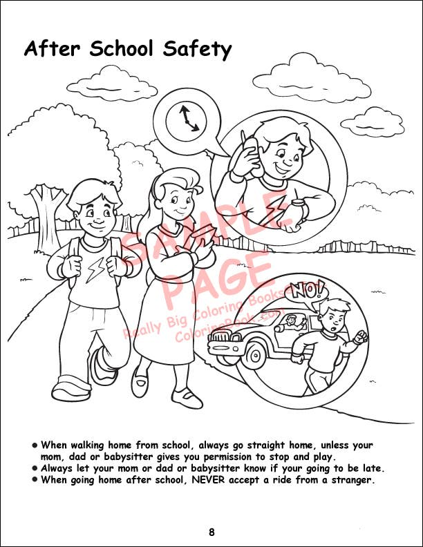 12 ABC, 12 Safety Coloring Books - Apparel and Accessories | Apparel and Accessories, Babies & Toys, Kids