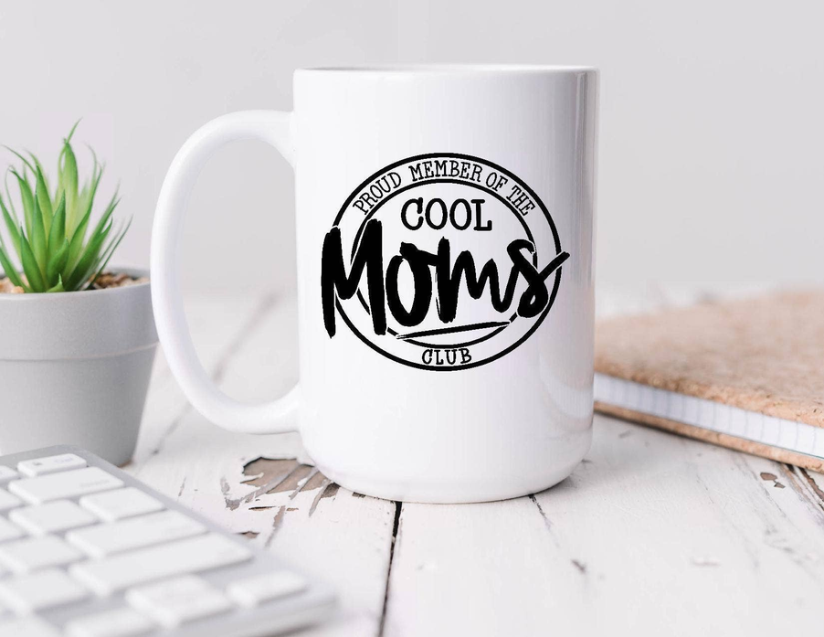 Cool Mom Coffee Mug - 1 / 11oz - Drinkware