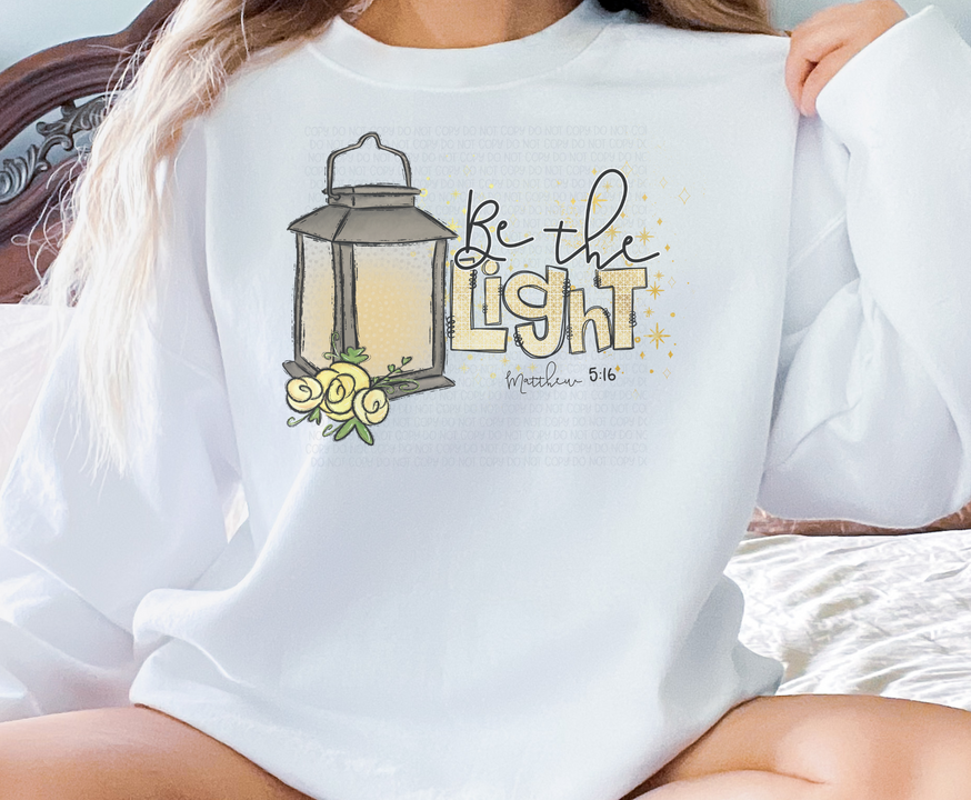 Be The Light Crew Neck Sweatshirt - 1 - Unisex Fashion