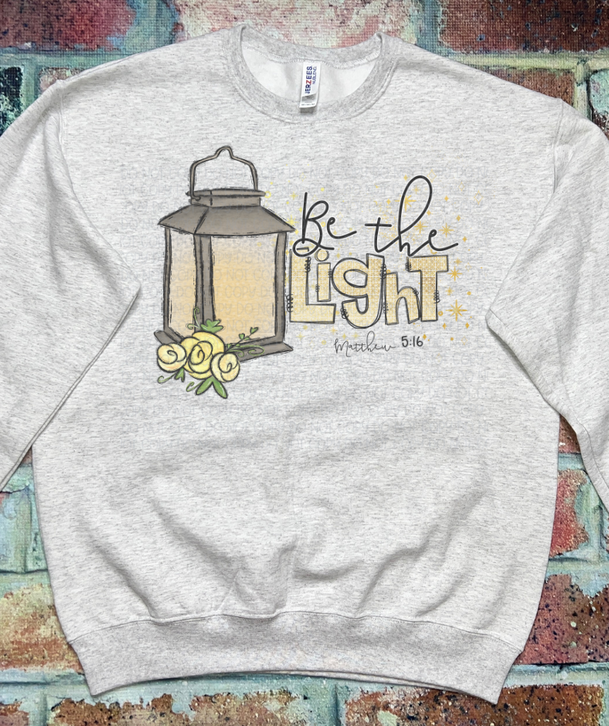 Be The Light Crew Neck Sweatshirt - 1 - Unisex Fashion