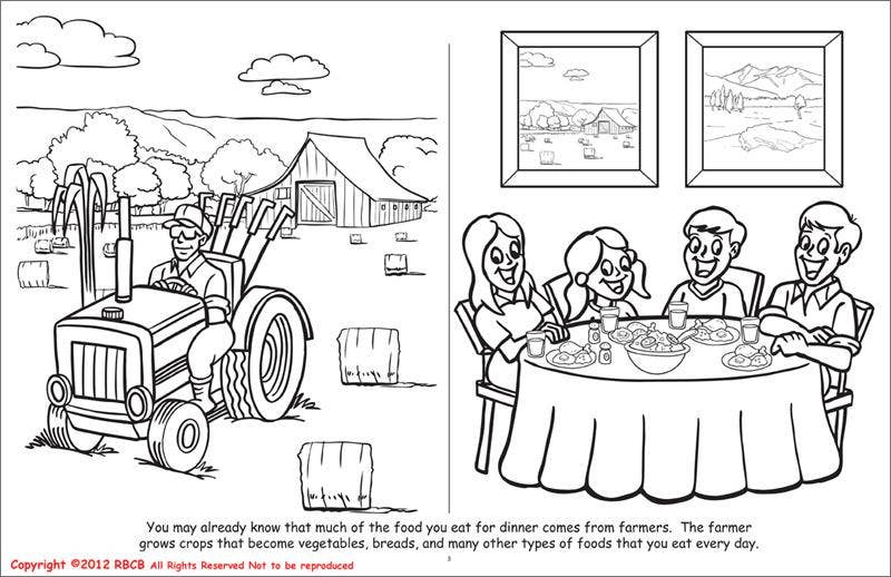 All About Agriculture LapTop Coloring Book - 1 / 17"x11" - Apparel and Accessories