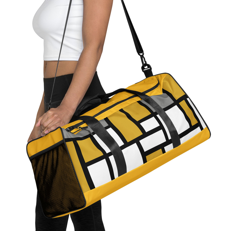 Yellow Draft Duffle Bag Adirelounge