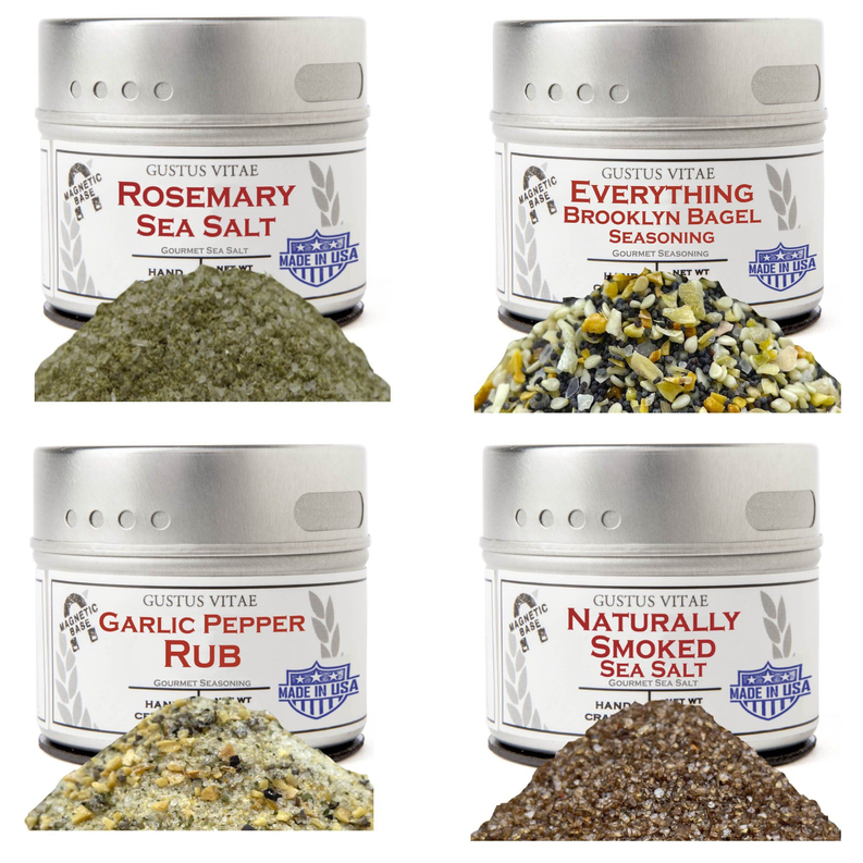 Essential Summer Spices & Sea Salts Pantry Upgrade - Set of 4 - Food & Drink