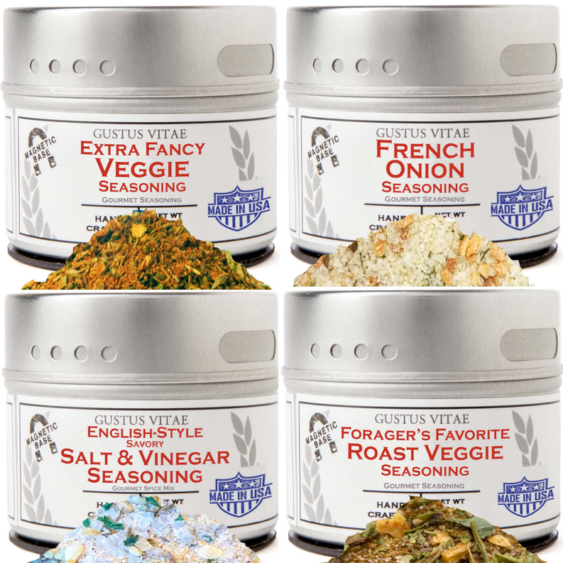 Air Fryer Ultimate Veggies Seasoning Set - Artisanal Spice Blends Four Pack - 1 - Food & Drink
