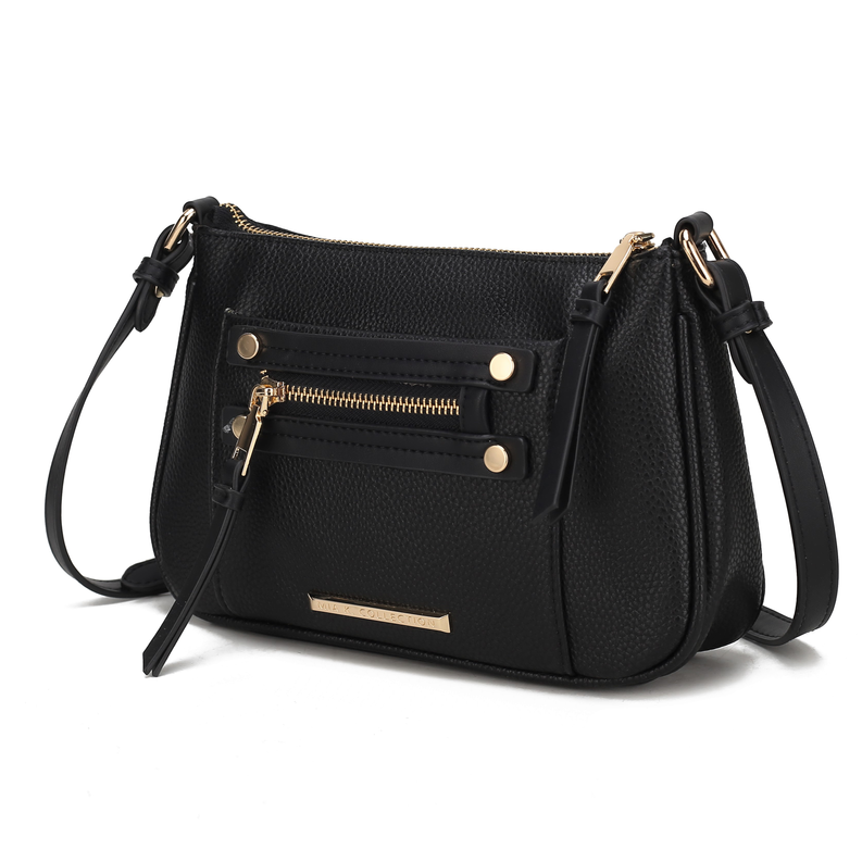 Essie Vegan Leather Women's Crossbody - Black / 1 - Bags & Wallets