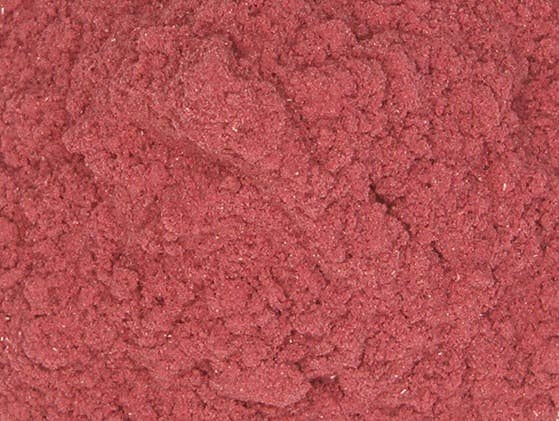 Ground hibiscus powder, fine deep pink-red texture