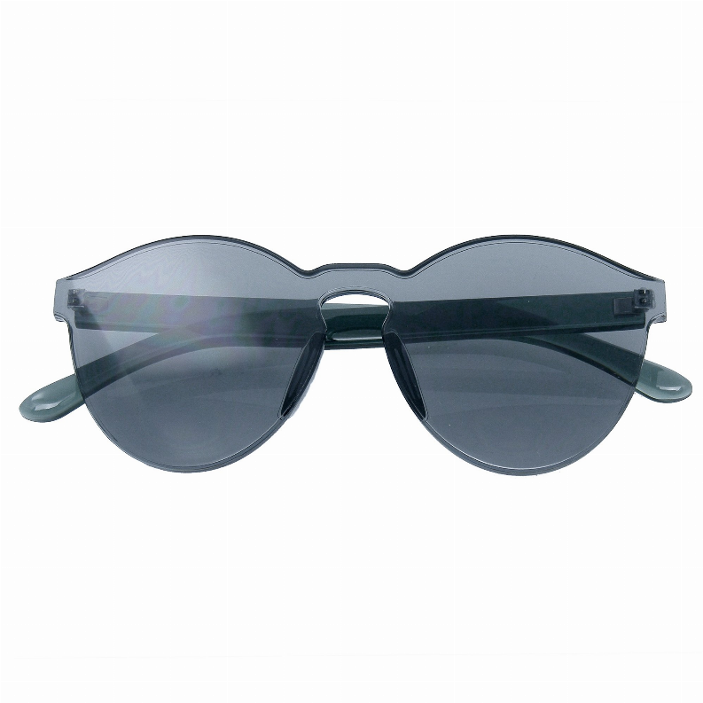 Fashion Womens Mens Clear Novelty Sunglasses UV400 Outdoor Frameless Eyewear - Eyewear