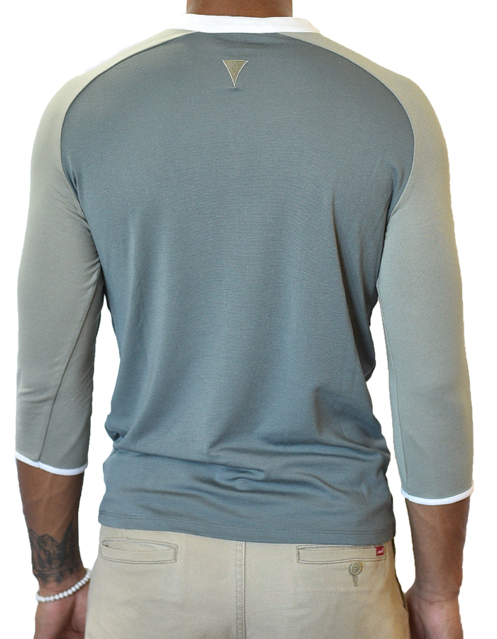 3/4 Sleeve Henley - Men's | Clothing, Male, Men s