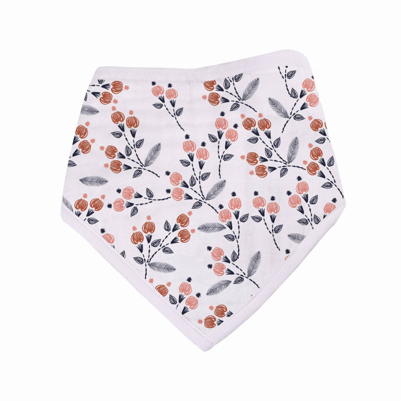 Blooms Bamboo Bandana Bibs - Pack of 3 - Babies & Kids