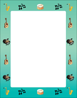 Desinger Paper - Musical Instruments / 50 Sheet Package - Apparel and Accessories