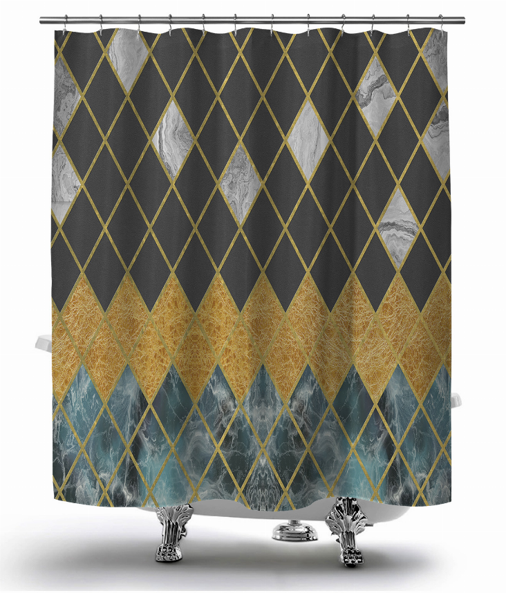 Blankets2U Shower Curtain - Multi / 70Lx71W - Home Decor