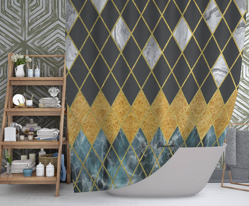 Blankets2U Shower Curtain - Multi / 70Lx71W - Home Decor