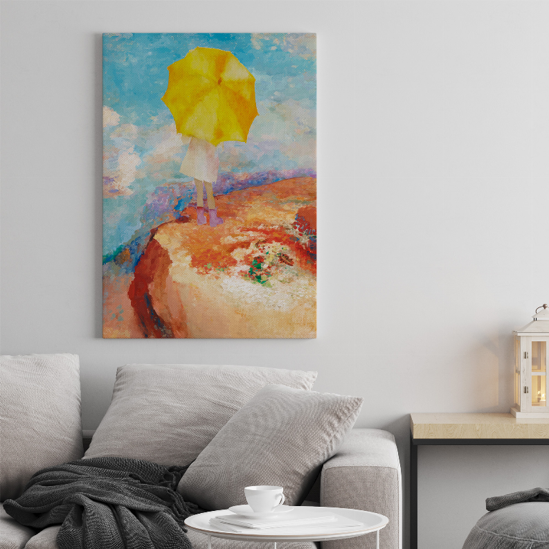Cliff Art Print - Multi / 48Lx32Wx1.5H - Home Decor