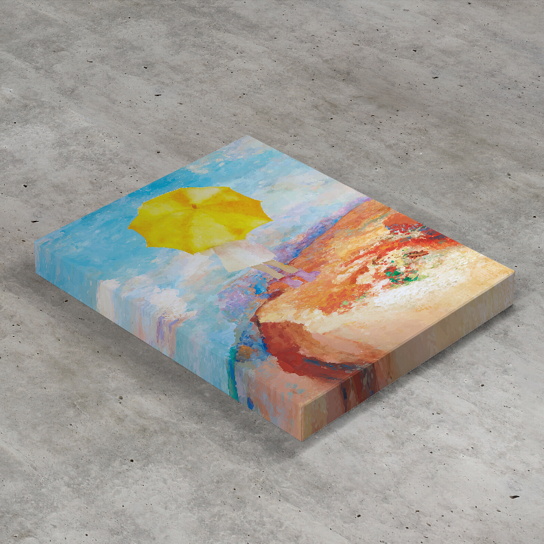 Cliff Art Print - Multi / 48Lx32Wx1.5H - Home Decor