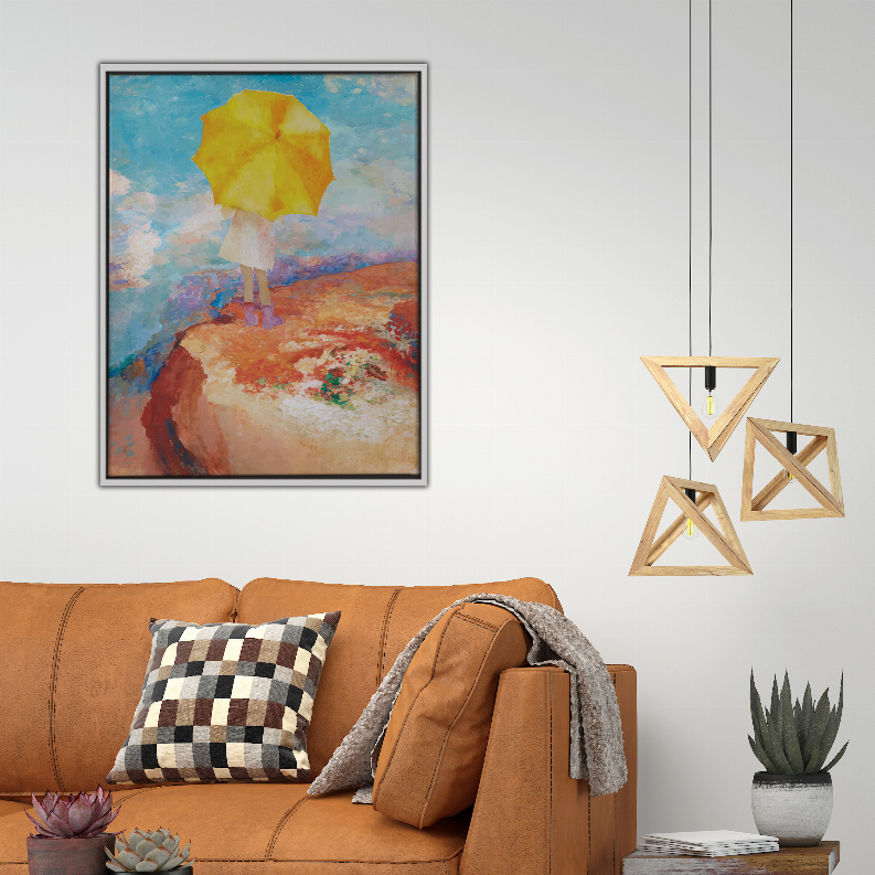 Cliff Art Print - Multi / 36Lx24Wx1.25H - Home Decor