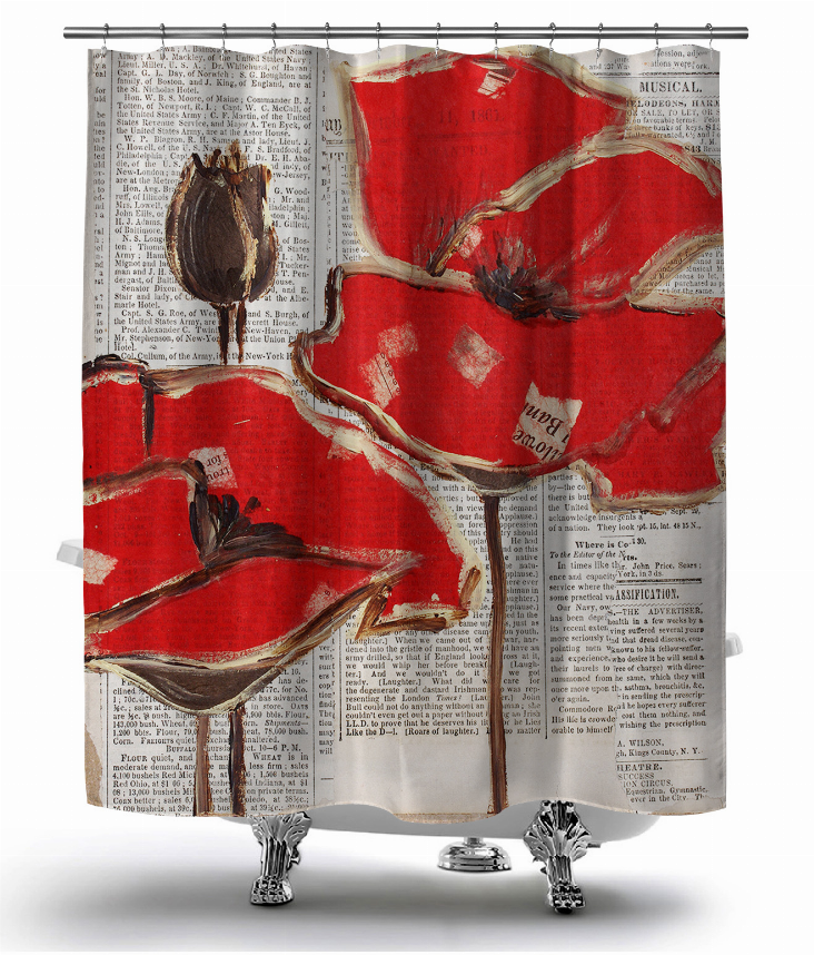 Blankets2U Shower Curtain - Multi / 70Lx71W - Home Decor