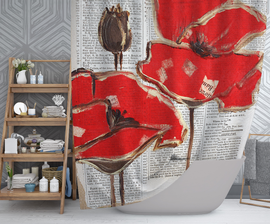Blankets2U Shower Curtain - Multi / 70Lx71W - Home Decor
