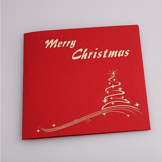 3D Christmas Tree Greeting Cards Memories Treasured Forever - Apparel and Accessories | 1 Pack of 1, Apparel and…